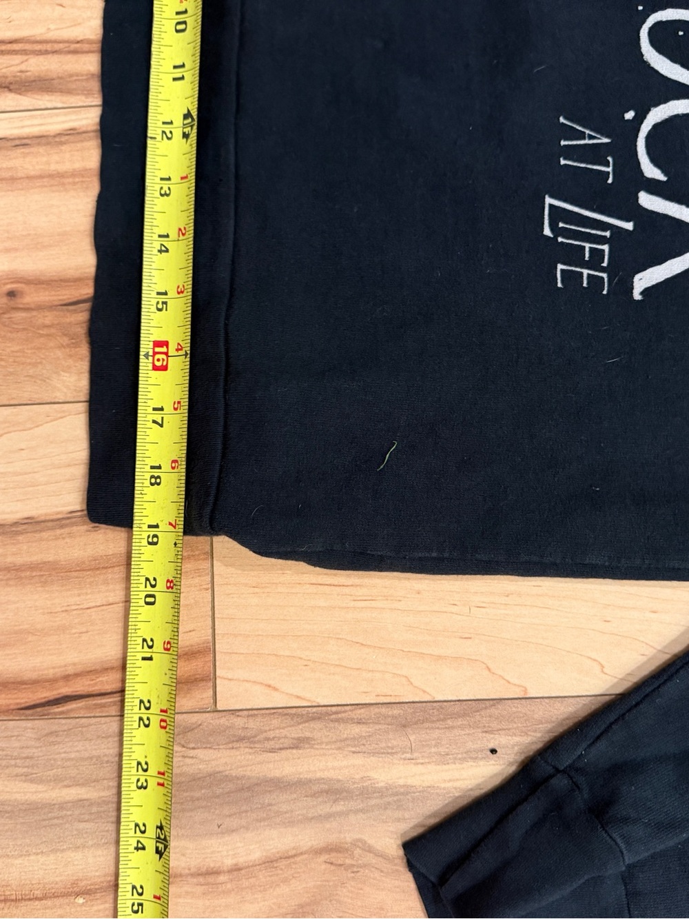 UNIF “You Suck at Life” Distressed Graphic Sweatshirt Black Size S NWOT - Picture 15 of 16